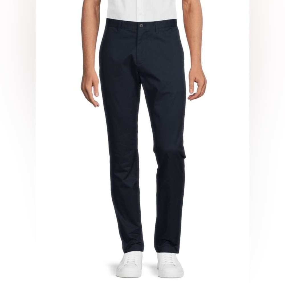 Theory Navy Haydin Straight Slim Chinos 33W